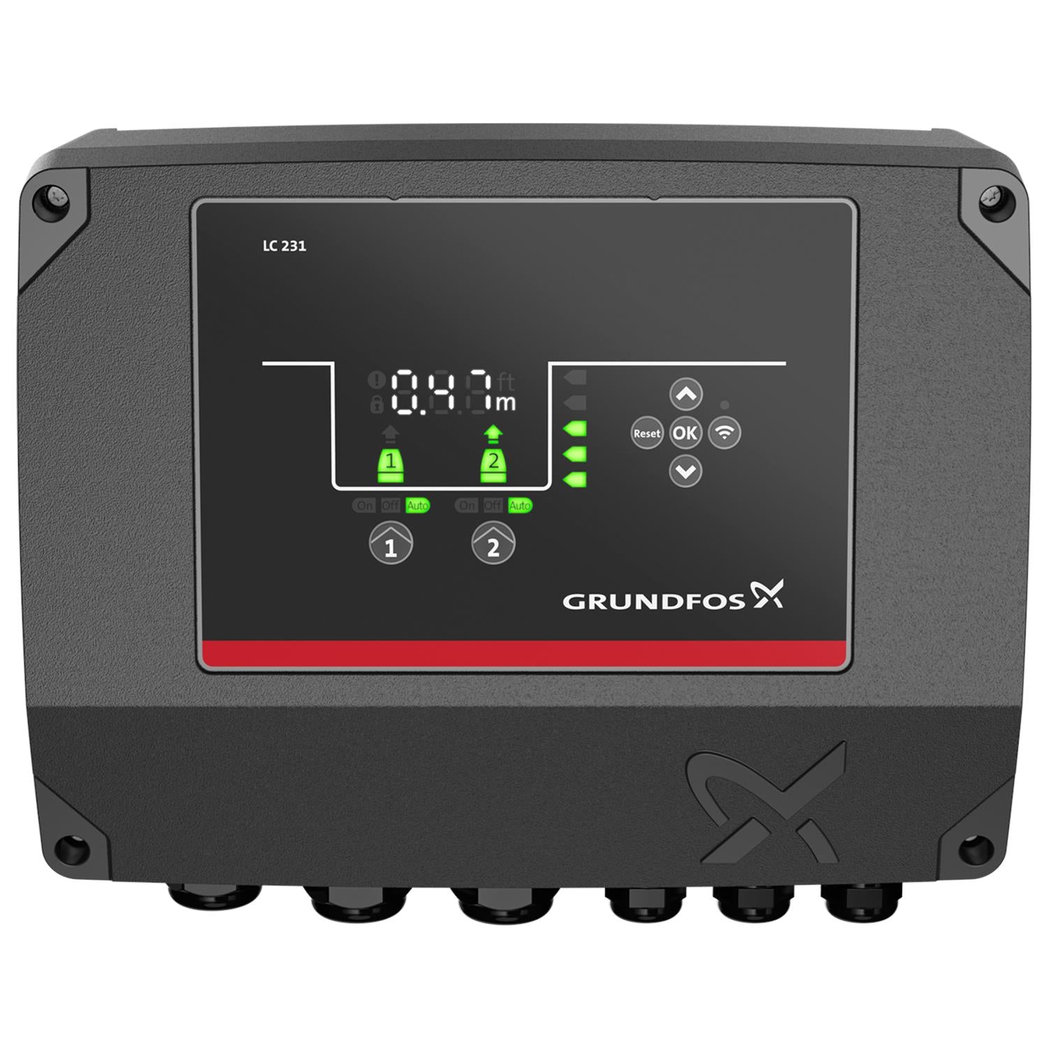 Grundfos 99369650 - LC 231 2 x 1-9 DOL PI | Level Controller | Liquid Monitoring