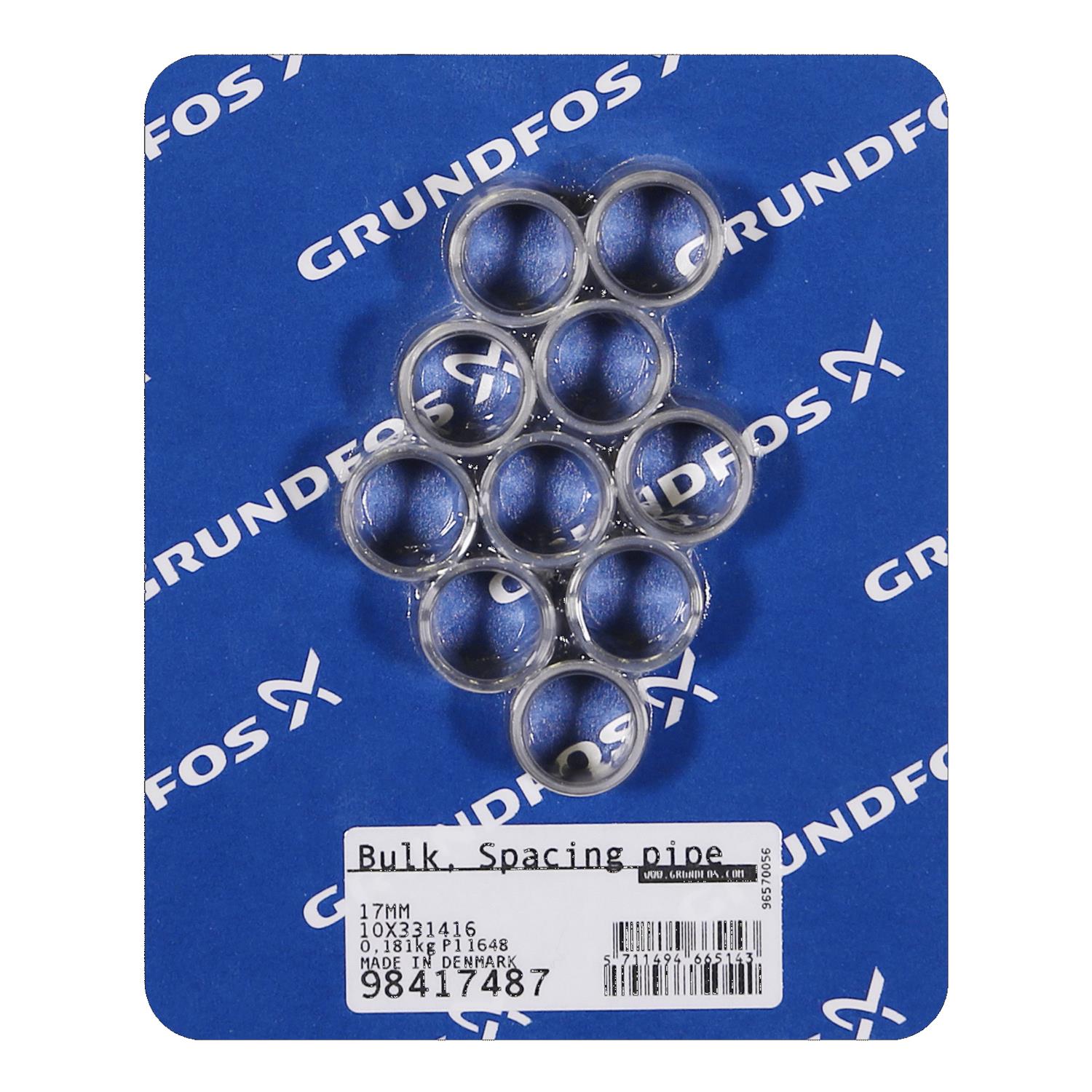 Grundfos 98417487 - Bulk, Spacing pipe 17MM