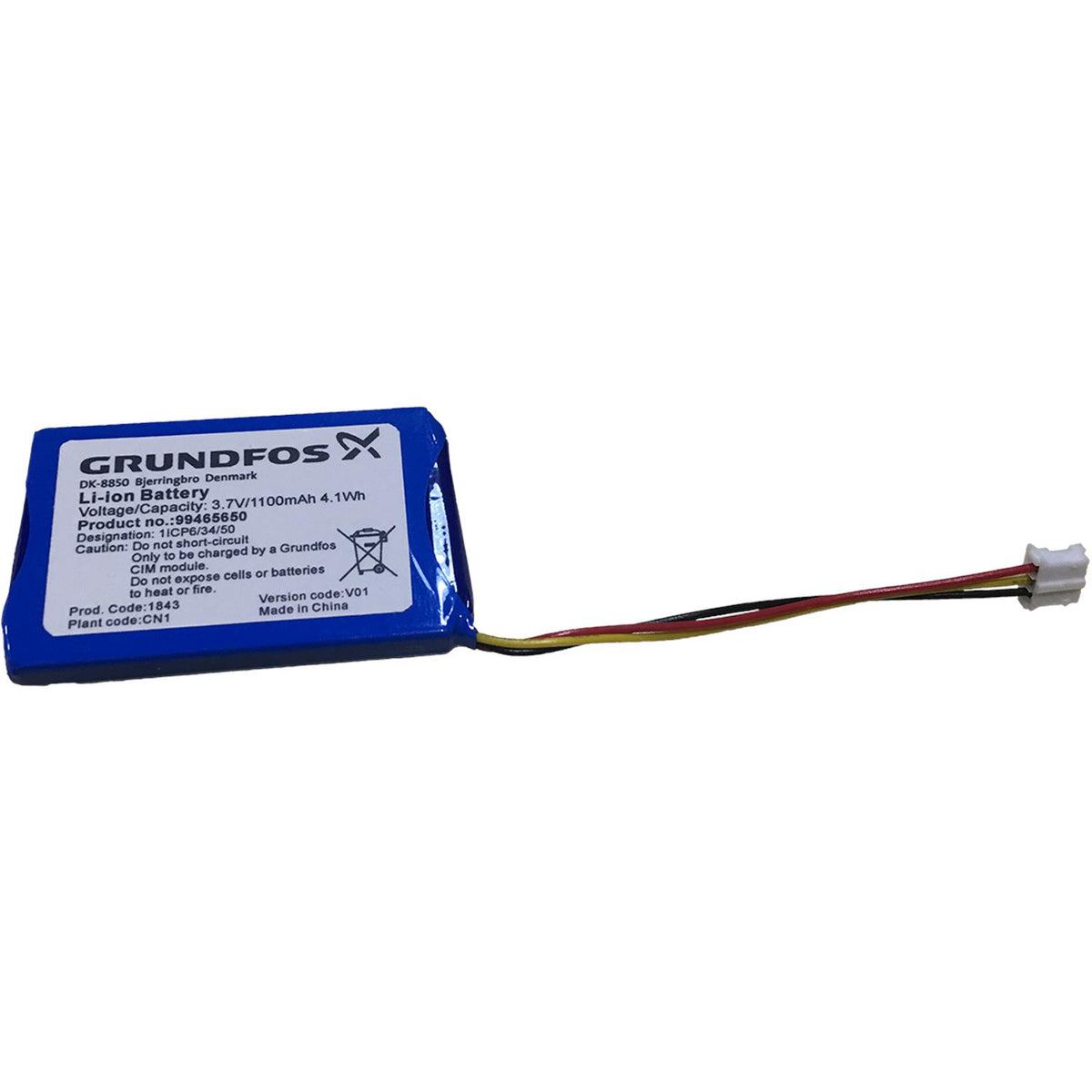 Grundfos 99499908 - Battery Li-ion for CIM 260 3G/4G EU/US cellular interface