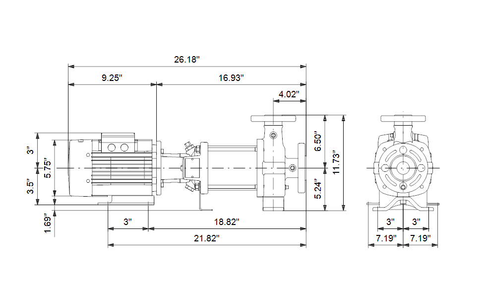 Grundfos 98497089 - CRNE 5-5 HN --- | Horizontal | End Suction