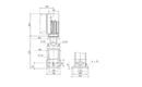 Grundfos 98389471 - CRNE 1-4 A-CA-A-E-HQQE | Multistage | Centrifugal | Vertical | Inline