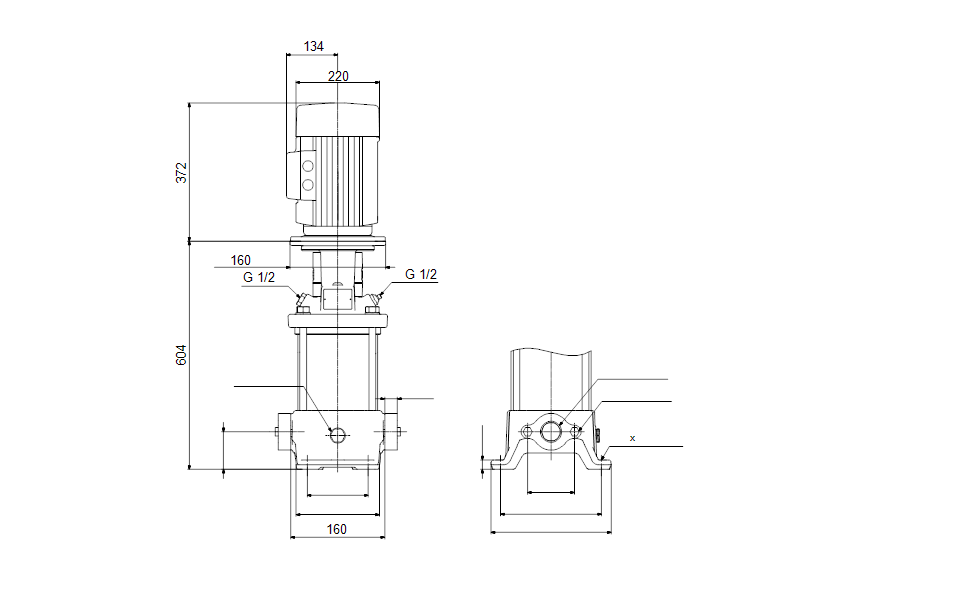 Grundfos 99150988 - CR 5-14 A-B-A-E-HQQE | Vertical | Multistage | Centrifugal