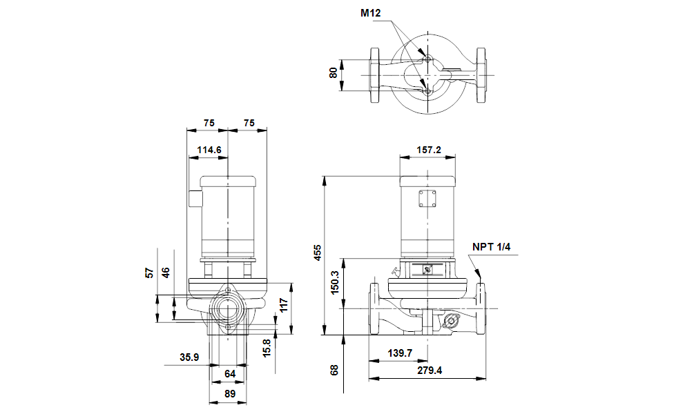 Grundfos 97528790 - TP 32-40/4 A-G-A-RUUE-CX4 | Centrifugal