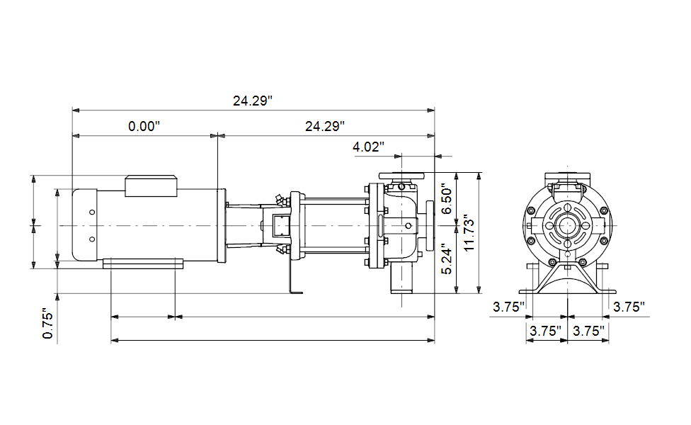 Grundfos 97566112 - CR 10-6 H-GA-A-V-HQQV | Horizontal | End Suction