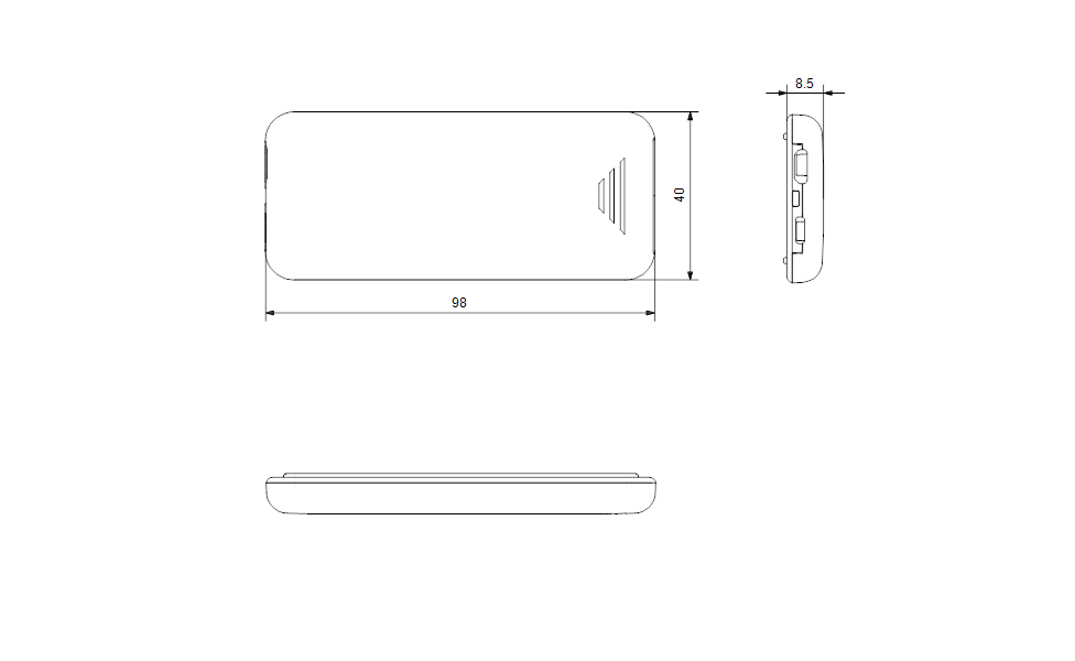 Grundfos 98046408 | MI 301 GO Remote | Bluetooth / IR Module | Mobile App Interface | Rechargeable Li‑Ion Battery