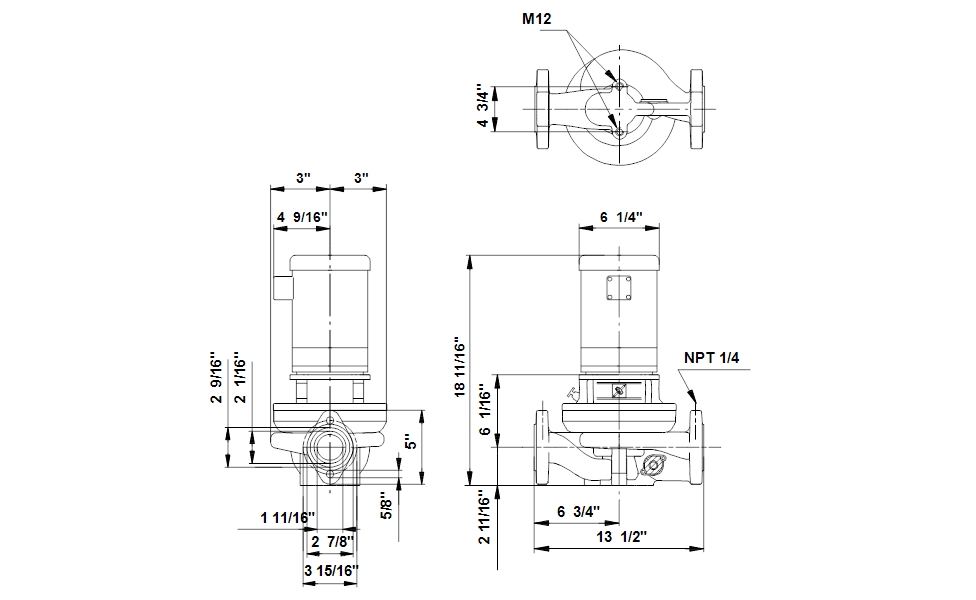 Grundfos 96411796 - TP 40-80/2 A-G-Z-BUBE-FY2 | Centrifugal