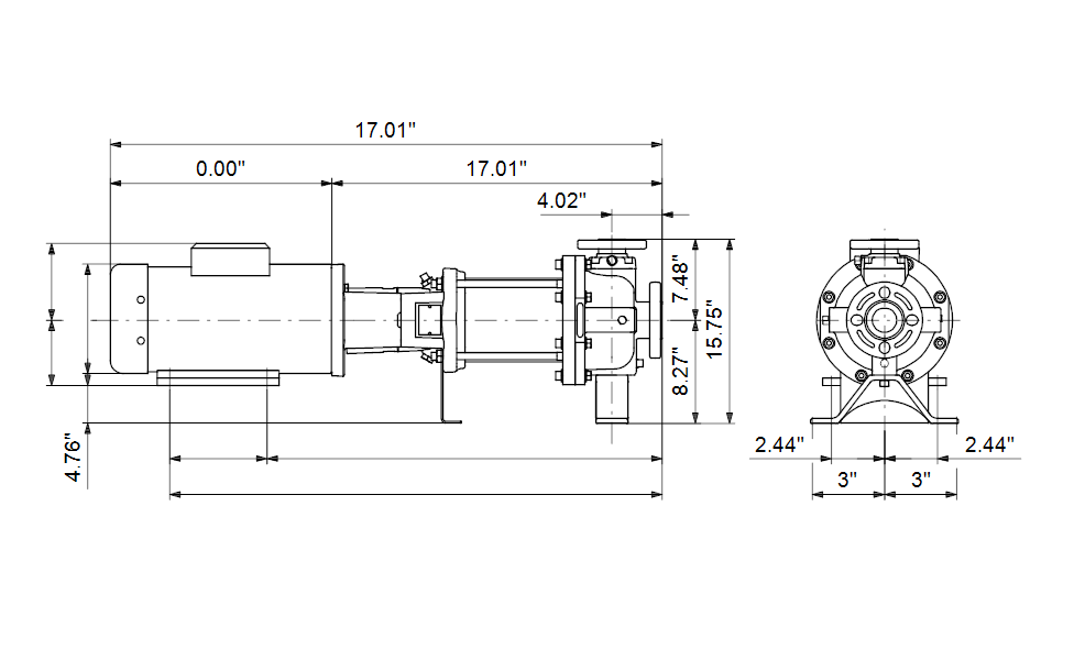 Grundfos 97569920 - CR 10-1 H-G22-A-V-HQQV | Horizontal | End Suction