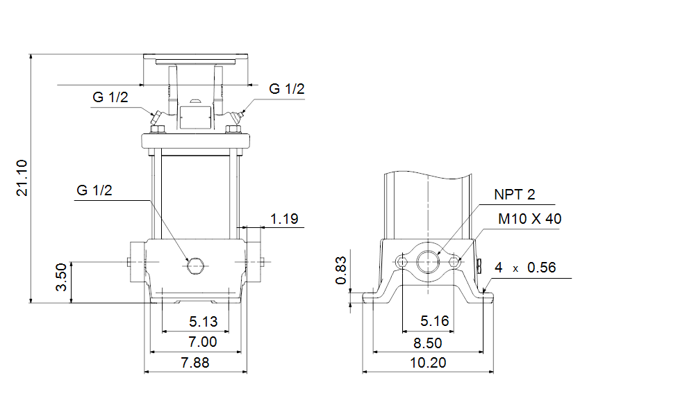 Grundfos 96126923 - CR 15-4 A-B-A-V-HQQV | Multistage | Centrifugal | Vertical | Inline