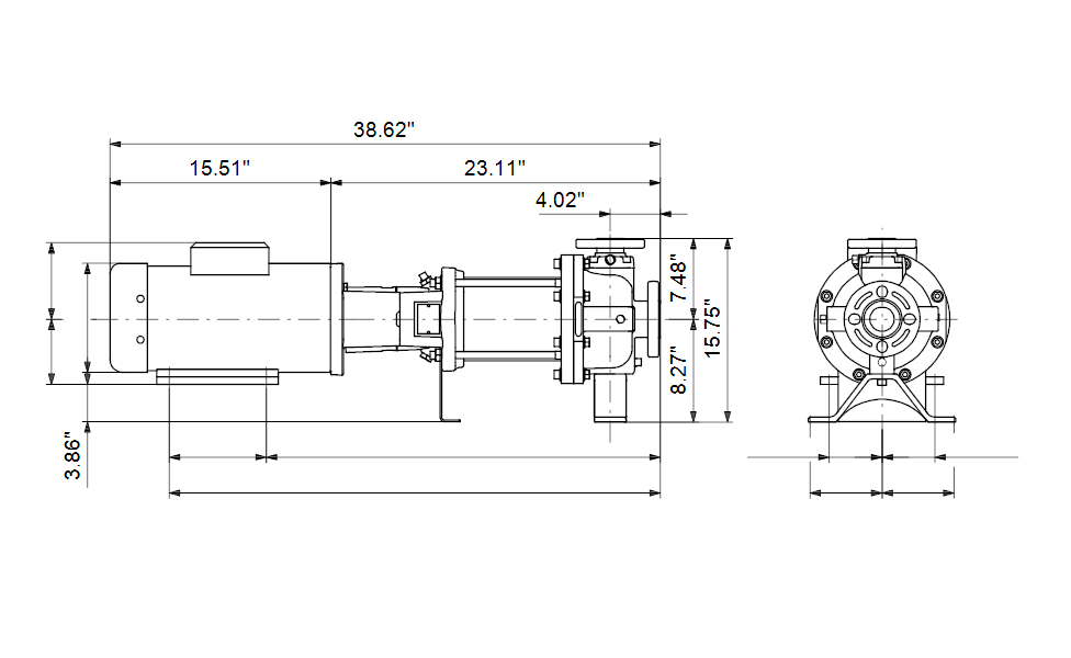 Grundfos 97679209 - CR 10-5 H-G22-A-E-HQQE | Horizontal | End Suction
