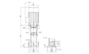 Grundfos 99525490 - CR 32-2-1 A-J-D-V-HQQV | Multistage | Centrifugal | Vertical | Inline