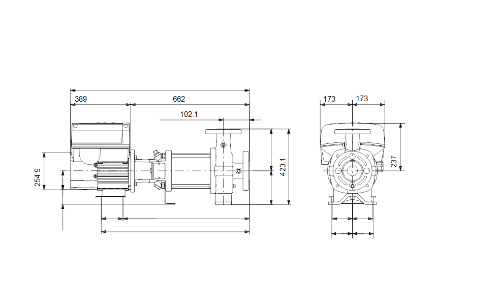 Grundfos 99721203 - CRE 45-1 HN-G33-A-E-HQQE | Vertical | Multistage | Centrifugal