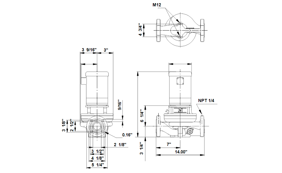 Grundfos 91122110 - TP 50-40/4 A-G-A-BUBE-XY4 | Circulator | Heating | Domestic Use