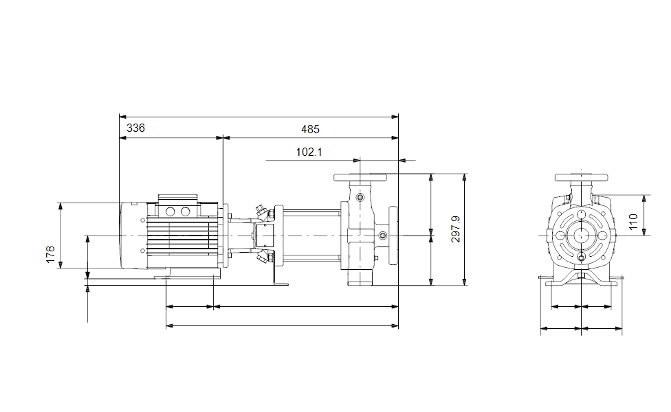Grundfos 99671917 - CRN 5-6 BH-GA-A-E-HQQE | Vertical | Multistage | Centrifugal
