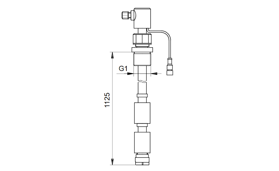 Grundfos 96479999 - Rigid Suction line Complete, with Level Sensor