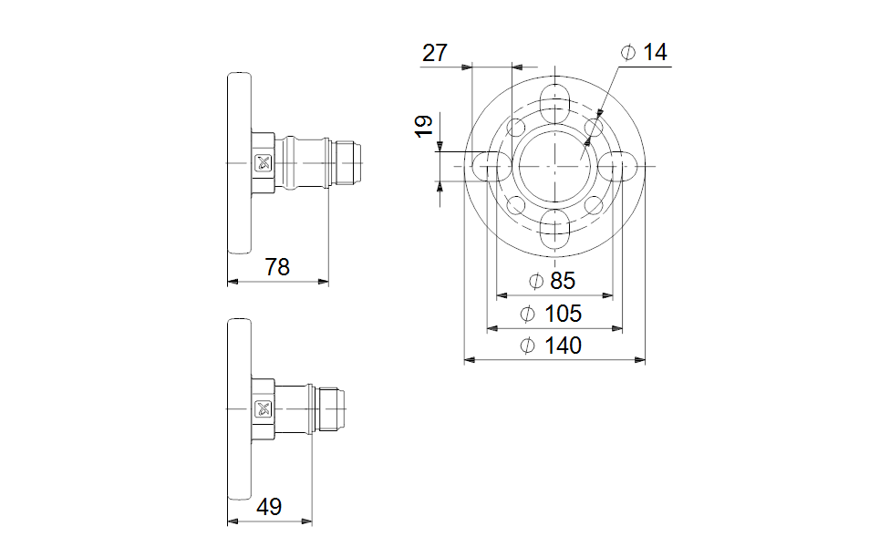 Grundfos 96904693 - Flange Sets