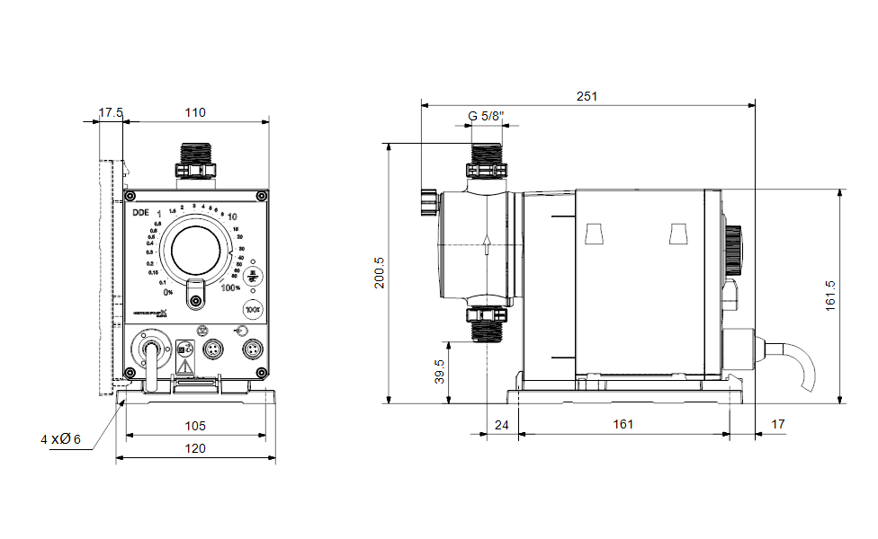 Grundfos 98147377 - DDE 15-4 | Dosing Pump | Economical | Digital