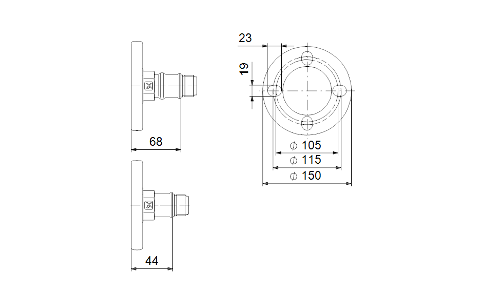 Grundfos 96904711 - Flange Sets