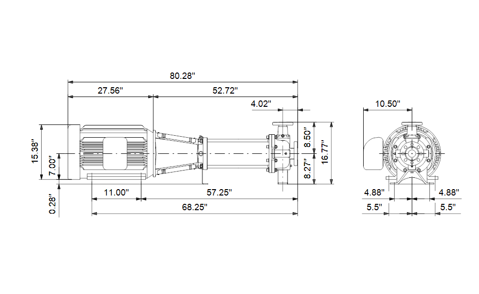 Grundfos 97739192 - CRN 32-11-2 H-G05-A-E-HQQE | Horizontal | End Suction