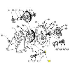 AMT Pump Repair Part Idler Pinion Ball Bearing (3354-192-00)