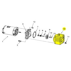 AMT Pump Repair Part Casing Machined 3 Step 1 Inch (1558-000-01)