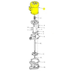 AMT Pump 0.33HP 3PH 208-230/460VAC TEFC 56C Coolant Pump (1626-021-00)