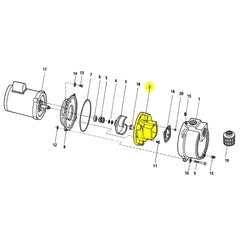 AMT Pump Repair Part Volute XCI Machined (3163-150-09)