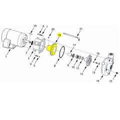 AMT Pump Repair Part Casing Cover XCI Mach (3150-025-09)