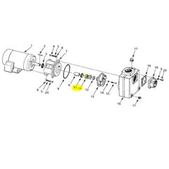 AMT Pump Repair Part VITON Type 21 CRBN/Ceramic Seal Kit (1640-163-91)