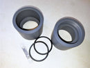 AquaMatic K524-UF08UEP – 2 inch, ASTM – PVC Female Socket Adapter Kit with EP O-rings - K52 Thermoplastic Valves