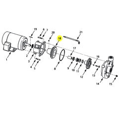 AMT Pump Repair Part Casing Cover XCI MBV -01 (4240-025-00)