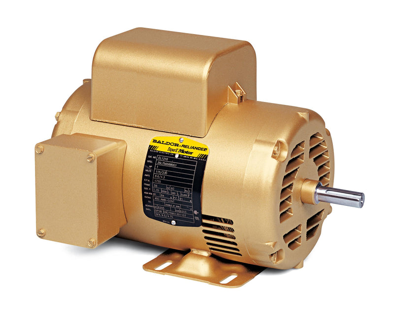 Baldor EL11305 - .5HP, 1165RPM, 1PH, 60HZ, 56H, 3524LC, ODP, F1 - Single Phase Open