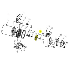 AMT Pump Repair Part Impeller XCI 2.0HP ODP & 3.0HP TEFC 3PH (2820-011-08)