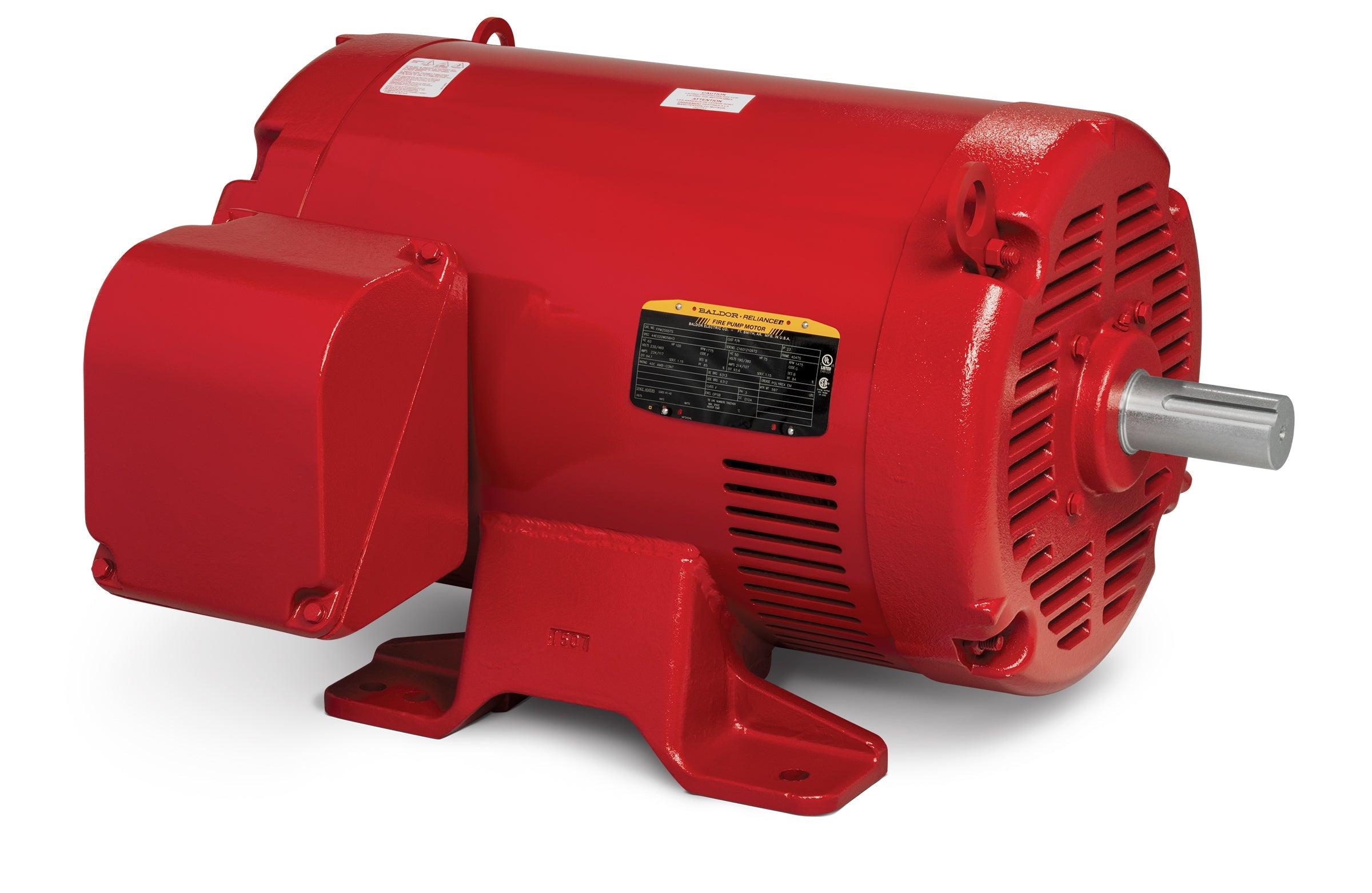 Baldor FPM2534T - 30//25HP, 3510//2910RPM, 3PH, 60//50HZ, 284T - Fire Pump