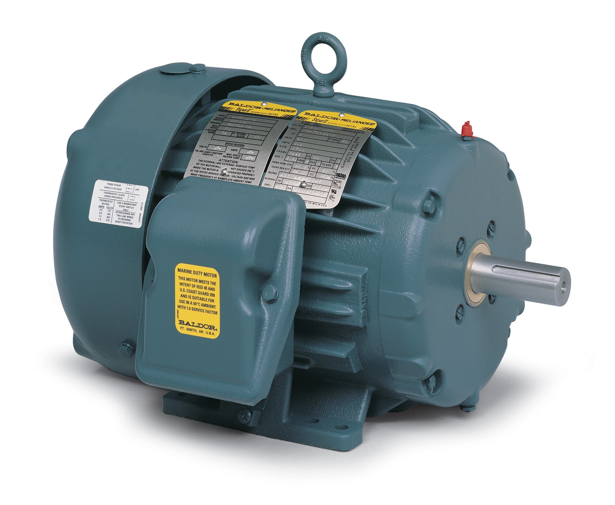 Baldor ECP83583T-5 - 1.5HP, 3450RPM, 3PH, 60HZ, 143T, 0524M, TEFC, F - IEEE 841XL Motors