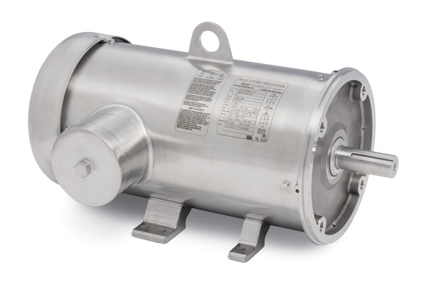 Baldor CFSWDM3615T-E - 5HP, 1750RPM, 3PH, 60HZ, 184TC, 3646M, TEFC, F1 - Food Safe Stainless Steel Motors