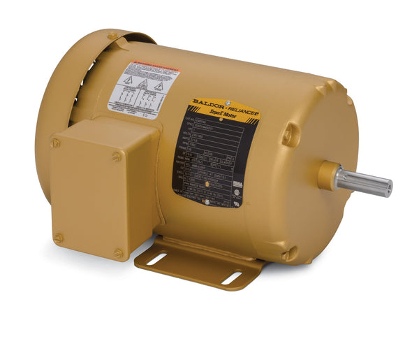 Baldor EM3546 - 1HP, 1770RPM, 3PH, 60HZ, 56, 3520M, TEFC, F1, N - Three Phase Enclosed