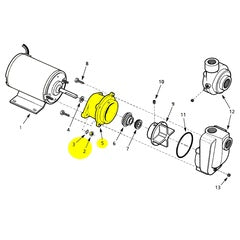 AMT Pump Repair Part Adapter XB DC Type 6A (4861-030-97)