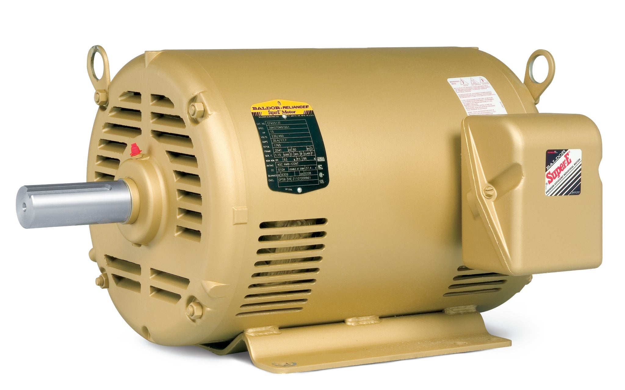 Baldor EFM2547T - 60HP, 1775RPM, 3PH, 60HZ, 364T, 4278M, OPSB, F2 - Three Phase Open