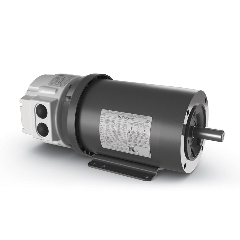 Baldor ECS100A8H2DB4 - 2HP, 1800RPM, 3PH, 60HZ, 145TC, 3524B, TEFC, F1 - EC Titanium Motors