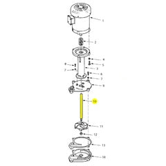 AMT Pump Repair Part Shaft S.S. (4430-141-00)