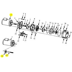 AMT Pump Repair Part 3HP 3PH 230/460V (1627-094-90)