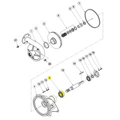 Barnes Bearing, Ball, 206, 2.4409" OD (019846)
