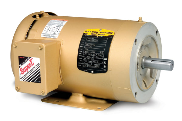 Baldor CEM3545 - 1HP, 3450RPM, 3PH, 60HZ, 56C, 3516M, TEFC, F1, N - Three Phase Enclosed