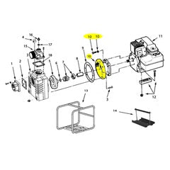 AMT Pump Repair Part Adapter GFXCI 1IN Seal Subgroup (327A-030-95)
