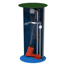 Liberty 2484LSGX202-48, 2400 Series Two Stage Simplex Grinder Basin Package w/ LSGX202M Pump, 2 HP, 208-230 Volts, 1-1/4" Discharge, (24" x 84") Basin, 48" Discharge Depth (from Top of Basin)