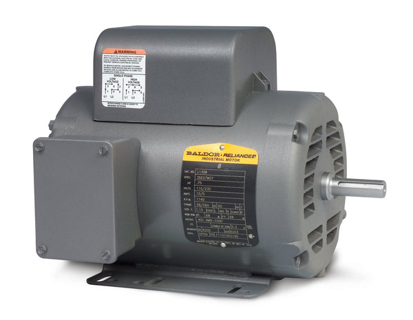 Baldor L1320T - 2HP, 3450RPM, 1PH, 60HZ, 3528LC, N - Single Phase Open