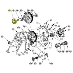 AMT Pump Repair Part OUTPUT BALL BEARING (3354-190-00)