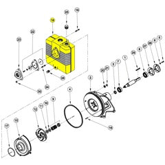 Barnes Pump Body, Pump, 2" SPC, CI (023723)