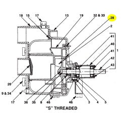 AMT Pump Repair Part O-Ring EPDM - Volute GP/Trsh Series (12-160)