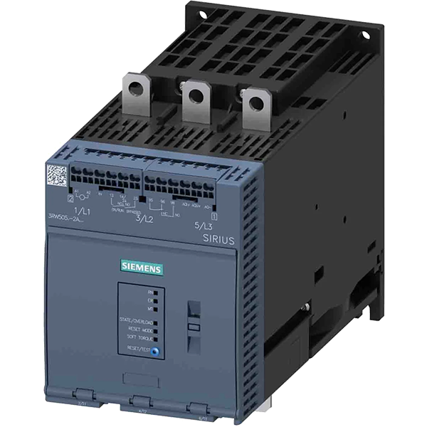 3RW50 Series Soft Starter, Two-phase, 30HP-200V, 30HP-230V, 100HP-460V, 128 FLA